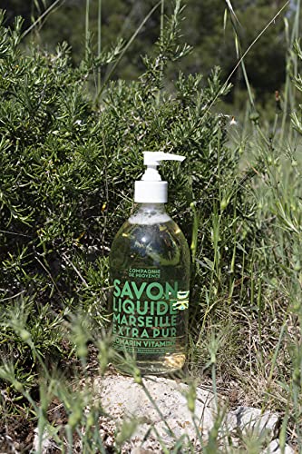 Течен сапун Compagnie de Provence Savon de Marseille Extra Pure - Средиземно море - Пълнител за пластмасови бутилки с обем