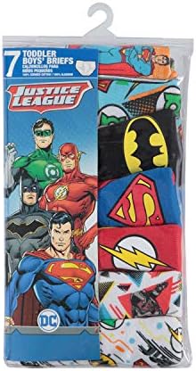 Комплекти мультисимвольного бельо DC Comics Boys 'Justice League за момчета
