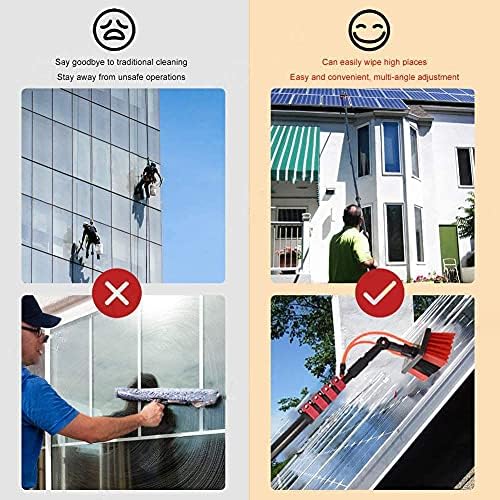DSJ За почистване на Фотоволтаични панели, 3-12-Метрова Водна Четка за миене на прозорци, Разтегателен препарат За почистване на покрив