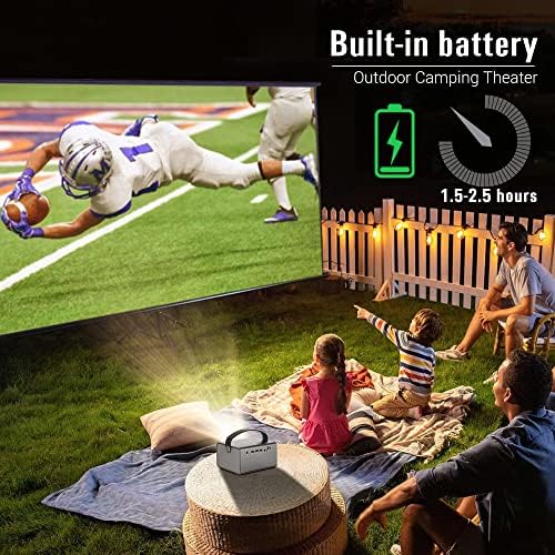 Мини DLP-проектор BYINTEK R17 Pro Портативен WiFi Android 3D проектор, Поддръжка на 4K, Full HD 1080P с батерия, 750 ANSI лумена,