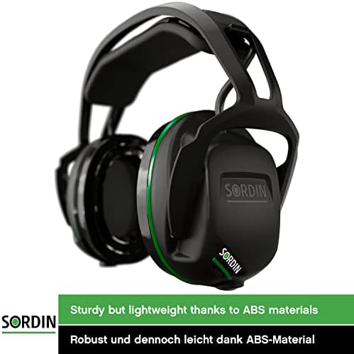 Защитни слушалки Sordin Sharp Active Ear Defenders - Електронни защитни слушалки с Bluetooth - EN 352 - SNR: 29 db - Зелен