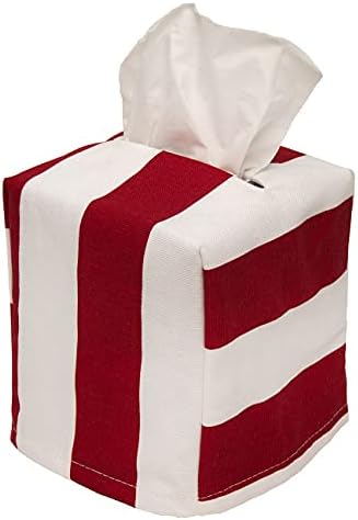Капак кутии за салфетки, мека тъканно покритие за разпределител кърпички за кутии за салфетки Square Cube - Титуляр на кутии за салфетки