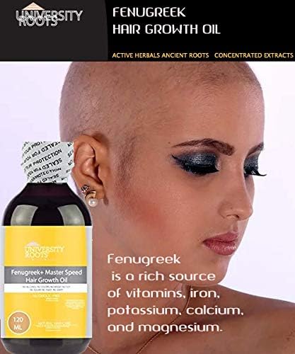 Масло за растежа на косата Fenugreek + Master Speed (изтъняване на косата, загуба на коса, свиване на косата)