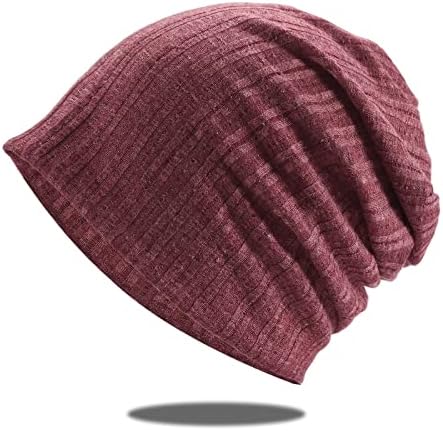 Дамски шапка-бини с припокриване на Мъжки дамски топла мека шапка леки обикновена възли шапки с припокриване Мека шапка