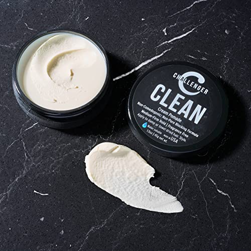 Крем-червило Challenger Men ' s Clean Cream, 1,5 мл | Без аромати, Няма Комедогенное средство За стайлинг на коса | Средна устойчивост