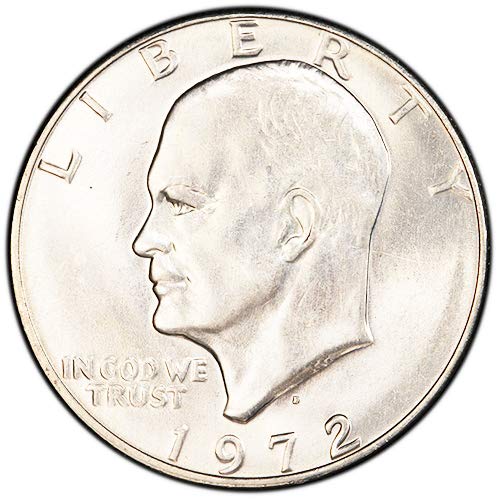 1972 D BU Избор на долара Айзенхауер Необращенный монетен двор на САЩ
