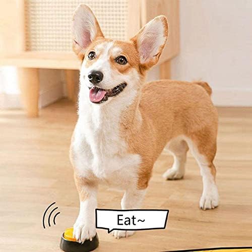 Набор на запис бутони Shopigo за кучета x 4 - Бутон за повикване - Бутон за разговор с домашни любимци - Гласови бутони за кучета
