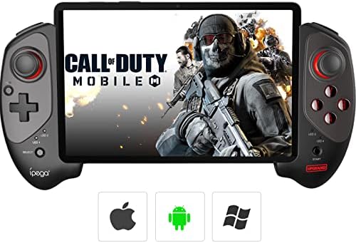Безжичен мобилен контролер Megadream Gamepad Джойстик за iPad iOS iPhone 14/13/12, Android Samsung Tablet PC - Сертифициран от Пфи -