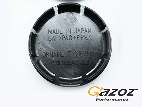 GAZOZ PERFORMANCE Сменяеми Алуминиеви Черни Джанти Главината на Централни Шапки са Подходящи За Scion FR-S FRS Toyota GT86