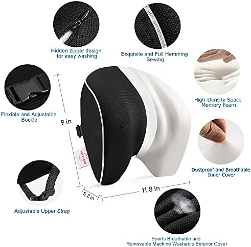 Автомобилната въздушна възглавница за ANTETOKO за Облекчаване на болки в шията и в подкрепа на шийката на матката, Автомобилната