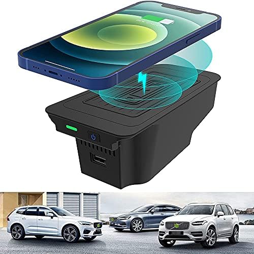 Автомобилното Безжично зарядно устройство, Съвместимо с Volvo XC90 S90 V90 XC60 S60, V60 2017 2018 2019 2020 2021 Аксесоари за Централната