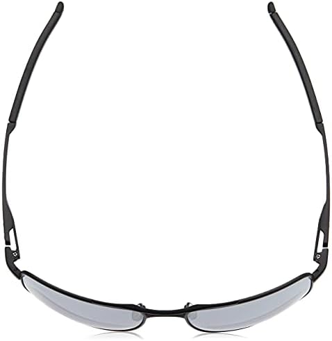 Правоъгълни слънчеви очила Oakley Men ' s OO4124 Калибър 8, Матово-Черни /Prizm Черна с поляризация, 62 мм