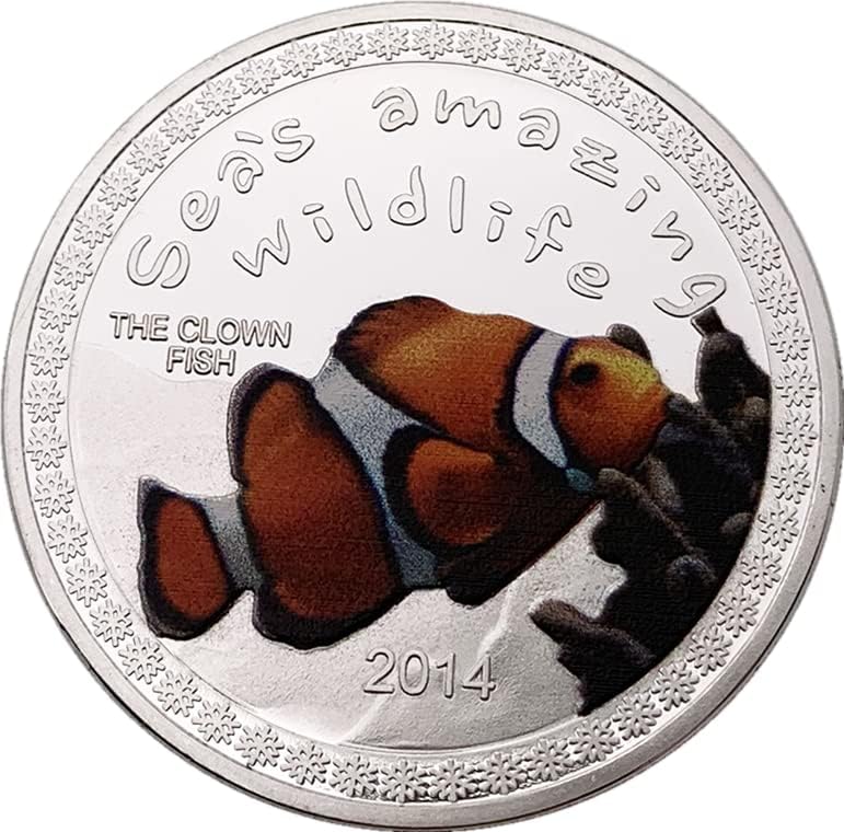 Република Бурунди Джазовое Животно Океанская Риба Сребърно Покритие Възпоменателна Монета Събиране На Занаятчийските, Медали,