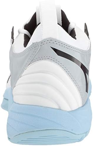 Жените волейбол обувки Мизуно Вълна Momentum, бяло-синя, 13 B САЩ
