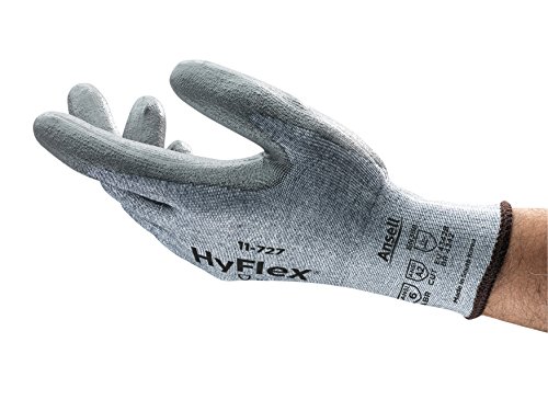 Ръкавици HyFlex 11-727 за защита от порязване - Средна якост, износоустойчивост, гъвкавост, Размер X Large (опаковка от 12 броя)
