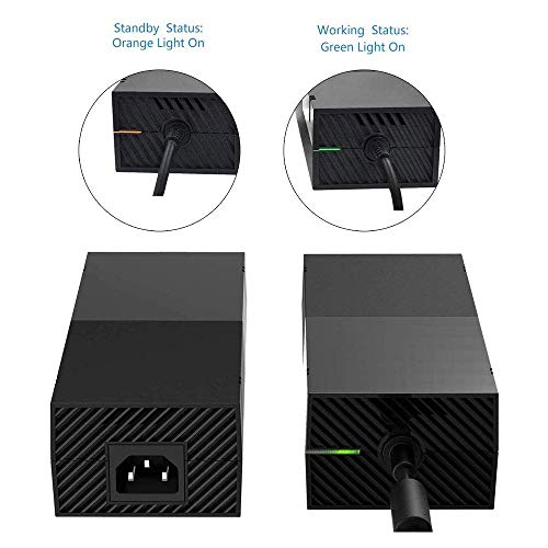 Захранване ShangKi Xbox One, ac Адаптер, Сменное Зарядно устройство с кабел, 100-240 В [Най-тиха версия]