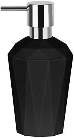Опаковка за сапун Spirella Crystal Black, В: 17 см х Ш: 8,5 см