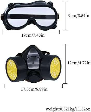 Магик 1-2 елемента Пътна Безопасност за Оцеляване Респираторная Маска Очила Защитен Филтър