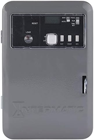 Таймер електрически бойлер Intermatic WH40, Сив, 7,75 x 5 x 3 инча