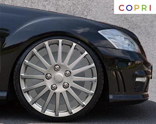 Комплект Copri от 4 Джанти Накладки 16-Инчов Сребрист цвят, Защелкивающихся на ступицу, подходящи за BMW