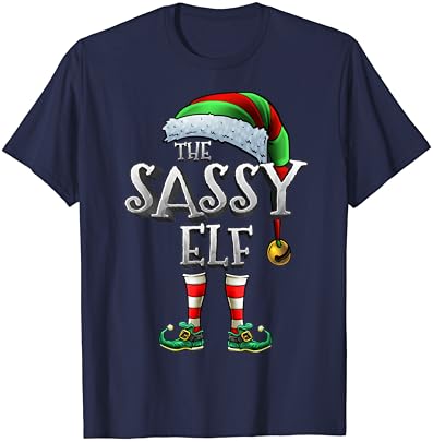 Тениска с Надут Елф, Подходяща За Семейна Забавна Коледна тениска с Елф