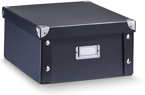 Кутия за съхранение на Zeller 17918 31 x 26 x 14 см От Черен картон
