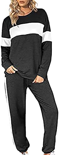 Дамски спортни дрехи за тренировки, комплект от 2 теми, риза с дълъг ръкав и завязками, спортни панталони в стил мозайка, спортни облекла за