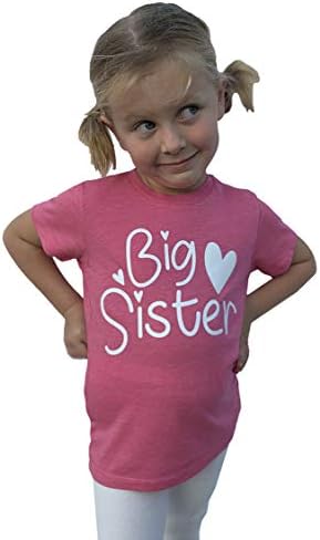 Риза за голяма сестра и по-Малката Сестра /Рокля /Raglan За деца, Детска тениска