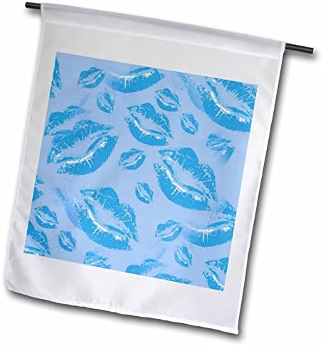3дРоза Две Целувки, Соприкоснувшихся с Мальчишеским шарките на Сините устни - Знамена (fl_357232_1)