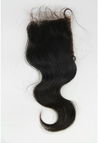 DaJun Hair 6A Избелени Възли Лейси Обтегач 5 5 камбоджийские Девствени Човешки Косата Обемна Вълна Естествен Цвят (марка: DaJun)