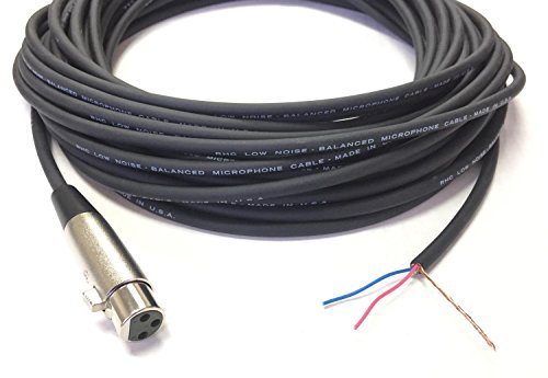 50-Крак 3-пинов XLR за затупления икономично кабел с помощта на специален кабел за връзка
