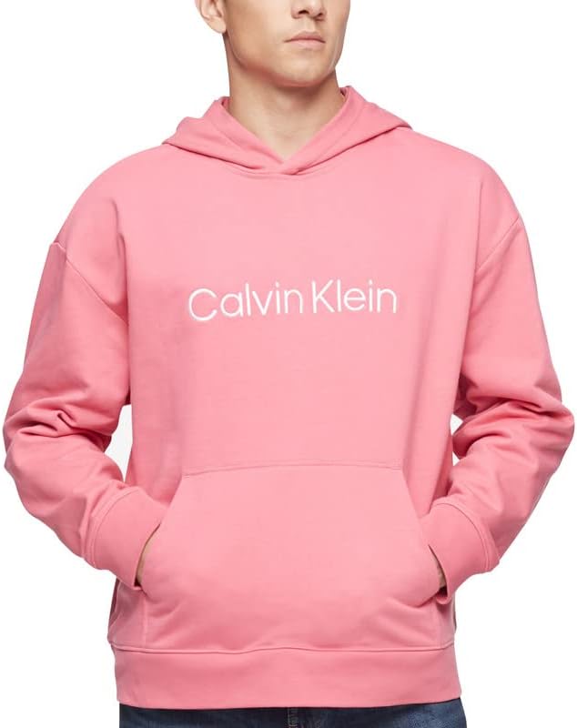 Мъжки махровая hoody Свободно cut Calvin Klein Стандартно лого