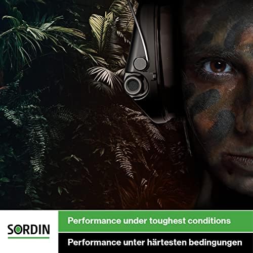 Активни средства за защита на ушите Sordin Supreme MIL AUX дф земеделие - за военните и специалните сили на сащ - С ниво на шум от 26