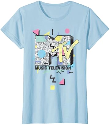 Тениска с графичен логото на MTV в Ретро стил