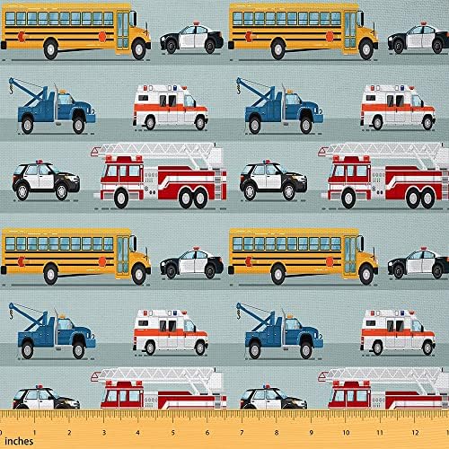 Кърпа за противопожарни машини в Двора, Плат за тапицерия на Аварийна пожарна машина, Декоративна Тъкан за пожар противопожарни Принадлежности,