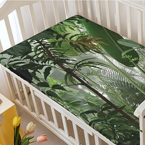 Мини-Чаршафи за легла с тематични Тропическите гори, Портативни Мини-Чаршафи за легла от Ултра Мек материал-Детска Чаршаф за момчета