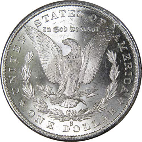 Монета на 1880-те години на Morgan Dollar BU Very Choice от необращенного монетния двор на Щата 90% Сребро на стойност 1 долар