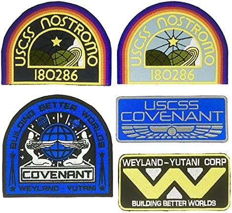 OYSTERBOY USCSS Nostromo Covenant Weyland USCM Yutani Crew 180286 Апликация от филма Извънземните Декоративна Тактическа