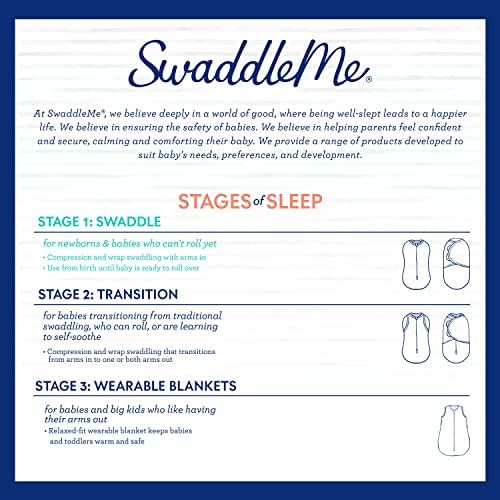 Оригиналната пелените SwaddleMe, размер Small, 0-3 месеца, 1 опаковка (Fields of Joy) е Лесна за използване пелените за новородени Предоставя