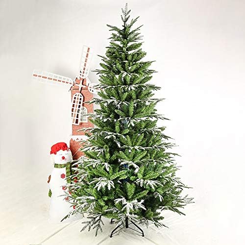 Изкуствена Коледна Елха от PVC DULPLAY, Неосвещенная, Навесная Коледно Дърво с Метална стойка, Сгъваема за Празнична украса -5 фута