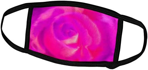3dRose Ив Creations Roses - Око-от ярко-розова роза - Маска за лице (fm_36813_2)