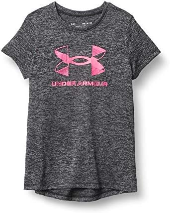 Тениска с къс ръкав с голям логото на Under Armour Girls' Graphic Twist