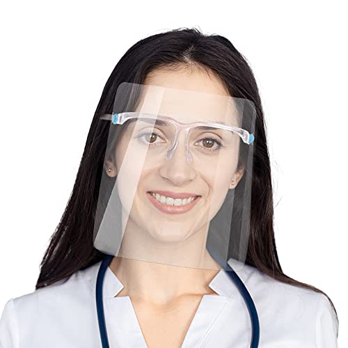 PANOPTX 200 БР Защитна Маска за Лице с Рамки за Очила Множество Противотуманная Маска За Лице Прозрачна Защитна Маска за