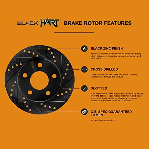 Спирачки Hart Комплект Задните спирачки и ротори |Задни накладки | Спирачни Ротори и подложки | Полуметаллические накладките