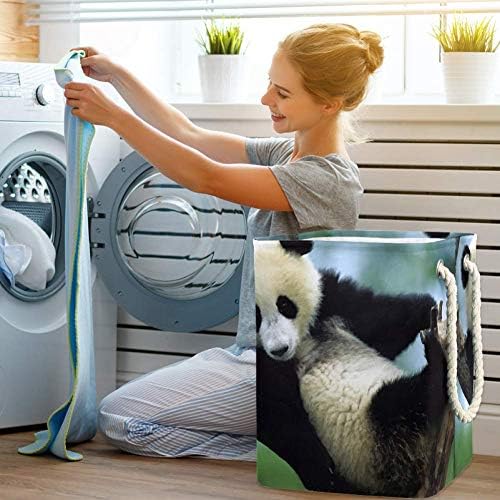 Кошница за дрехи Unicey Сладко Panda Large Storage Bin Сгъваема за Бебешки кошници и Детски стаи
