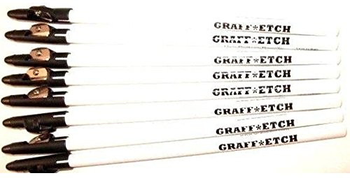 Моливи с шарките на косата GraffEtch (НЕОН) 8 опаковки от QUALITY PENCILS