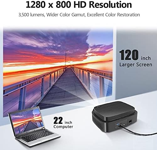 ZGJHFF Най-добрите цени проектор led 1280x720 P за домашно кино 1080P Vedio. Домашно кино 3D