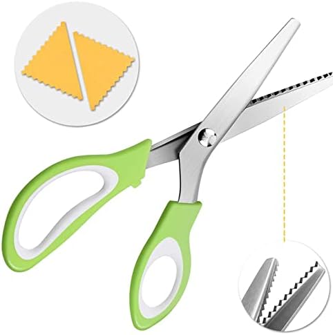 Dwst60436 Дантелени Ножици Ръчно изработени Зъбни Тъкани Ножици Триъгълни Зъбни Тъкани Ножици, Ножици за Кучешки Зъби Текстилен