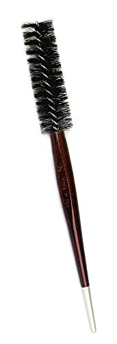 Кръгла четка за коса Tredoni 1 - Дървена дръжка за полагане на Продълговат къса коса сешоар, изработени в Италия (25 мм = 1 инч)