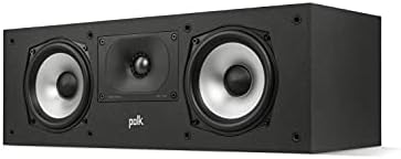 Компактен говорител център Polk Monitor XT30, сертифициран по стандарта Hi-Res Audio, съвместим с Dolby Atmos и DTS: X, 1-инчов